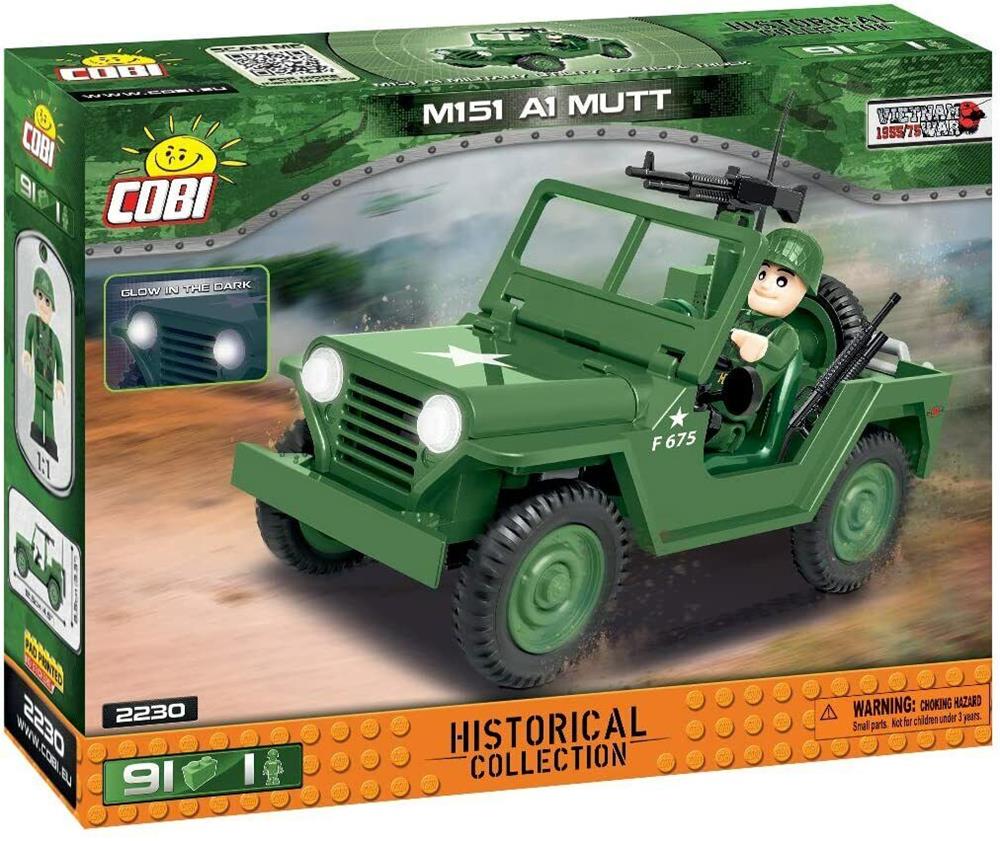 COBI HISTORICAL COLLECTION VIETNAM WAR M151 A1 MUTT 2230