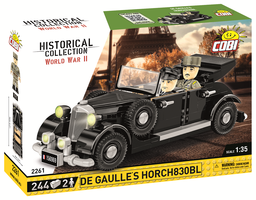 COBI HISTORICAL COLLECTION DE GAULLE'S HORCH830BL 2261