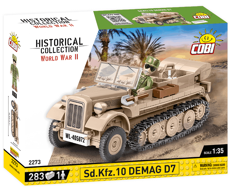 COBI HISTORICAL COLLECTION SD.KFZ 10 DEMAG D7 2273