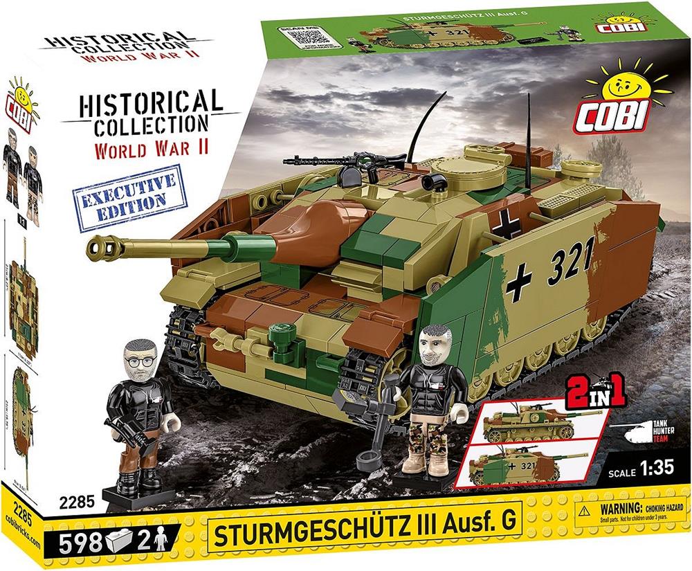 COBI HISTORICAL COLLECTIO WWII STURMGESCHÜTZ III AUSF.G - EXECUTIVE EDITION 2285