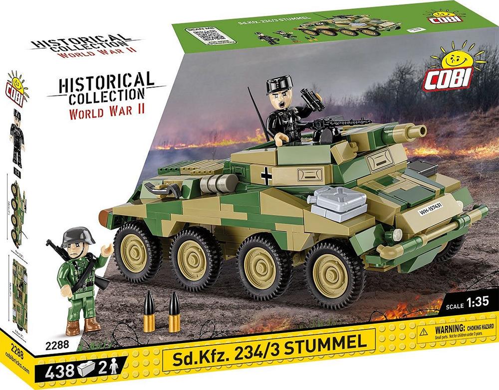 COBI HISTORICAL COLLECTION WWII SD.KFZ. 234/3 STUMMEL 2288