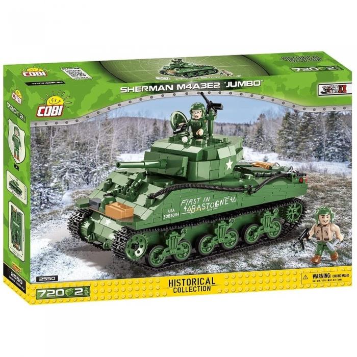 COBI HISTORICAL COLLECTION SHERMAN M4A3E2 JUMBO 2550