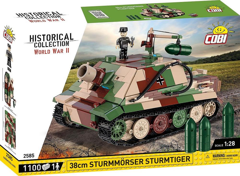 COBI HISTORICAL COLLECTION WWII 38 CM STURMMÖRSER STURMTIGER 2585