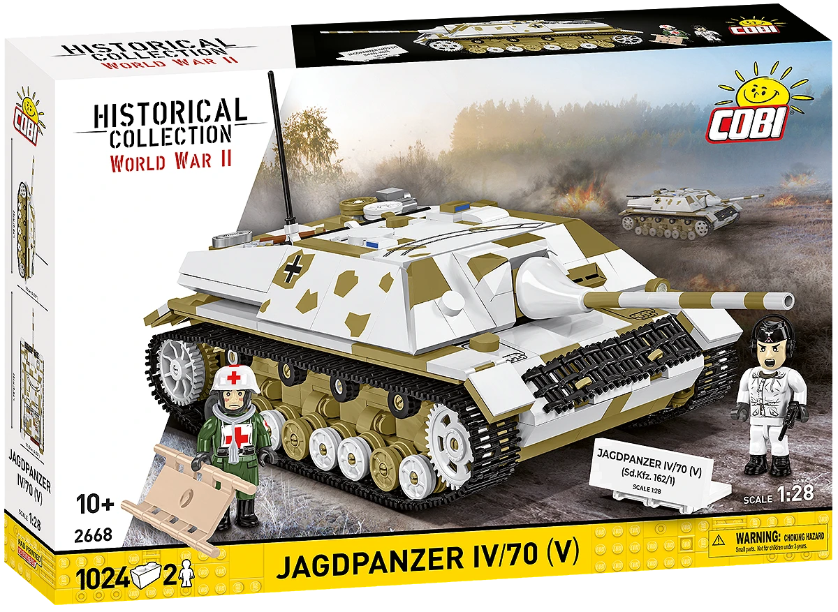 COBI HISTORICAL COLLECTION WWII JAGDPANZER IV 70 (V) (SD.KFZ.162/1) 2668