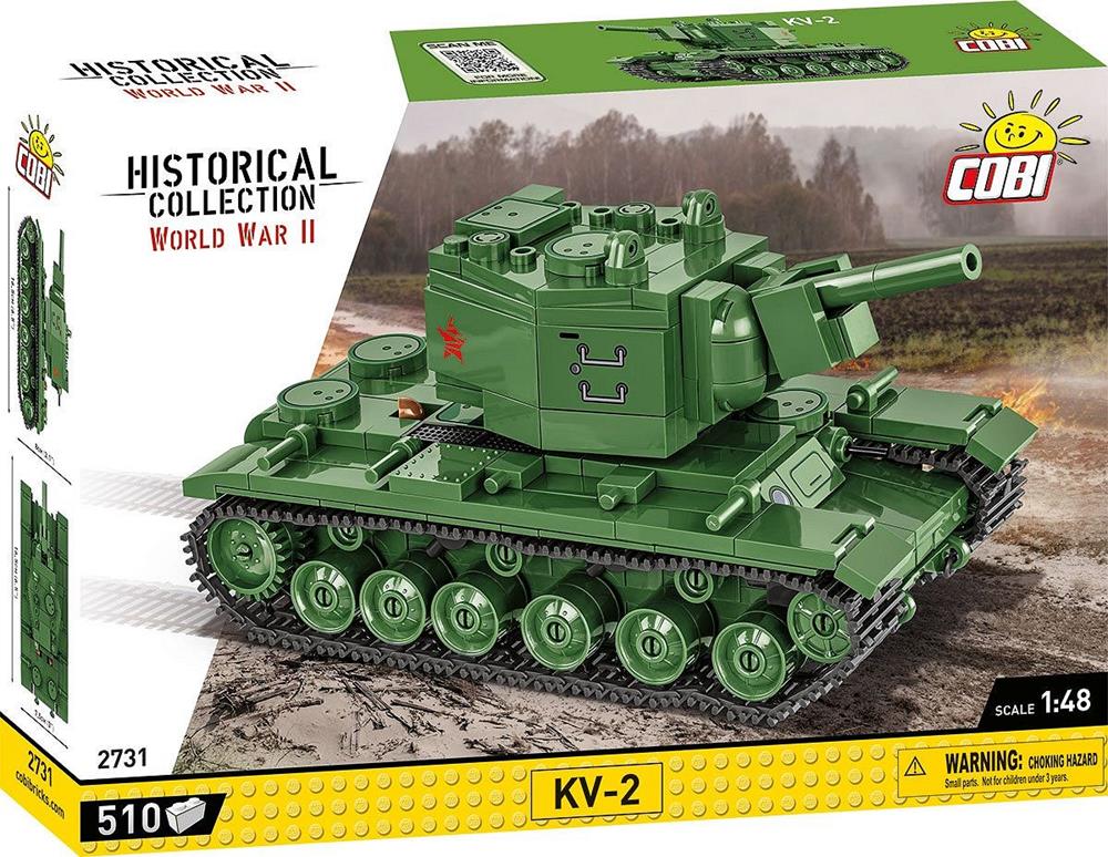 COBI HISTORICAL COLLECTION WWII CARRO ARMATO KV-2 2731