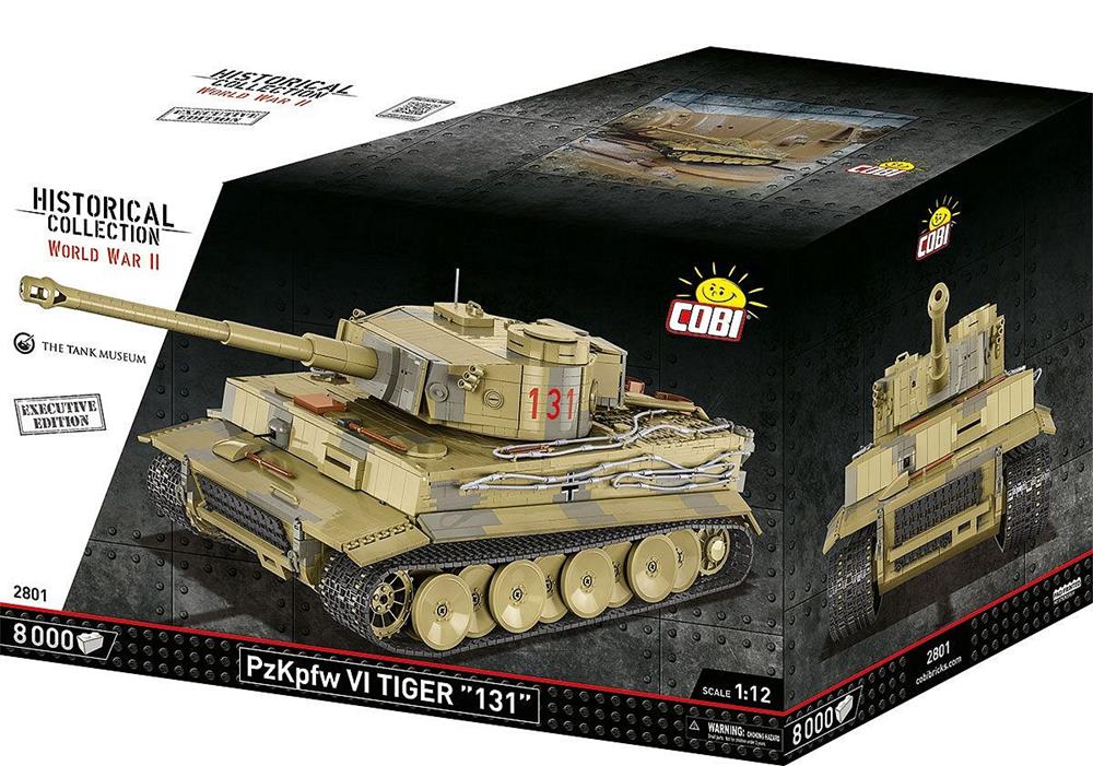 COBI HISTORICAL COLLECTION WWII CARRO BLINDADTO VI TIGER ''131'' - EXECUTIVE EDITION 2801