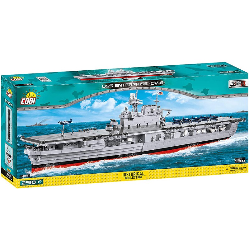 COBI HISTORICAL COLLECTION USS ENTERPRISE (CV-6) WORLD WAR II 4815