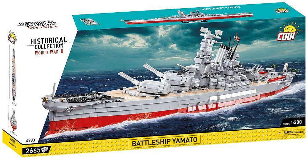 COBI HISTORICAL COLLECTION WWII BATTLESHIP YAMATO 4833