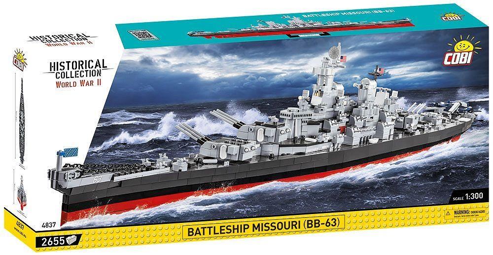 COBI HISTORICAL COLLECTION BATTLESHIP MISSOURI (BB-63) 4837