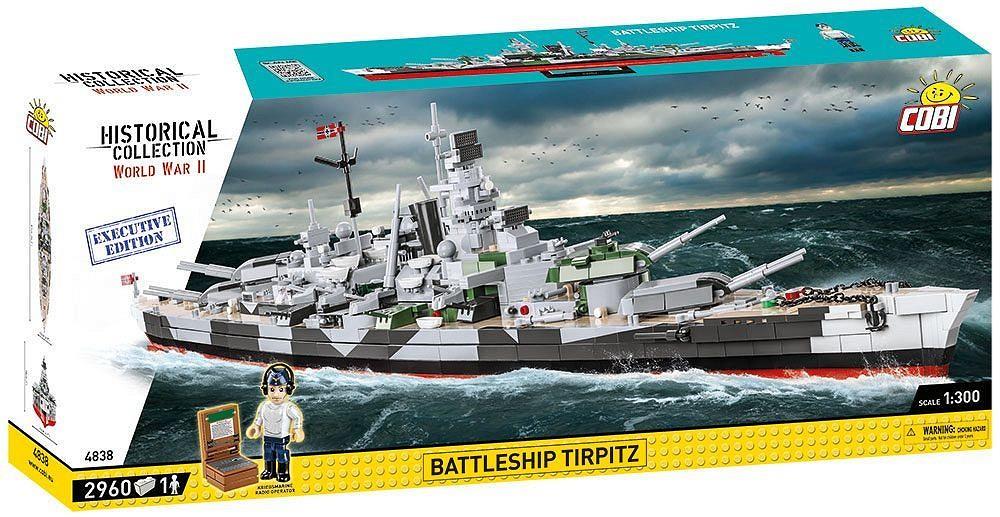 COBI HISTORICAL COLLECTION BATTLESHIP TIRPITZ - EXECUTIVE EDITION 4838