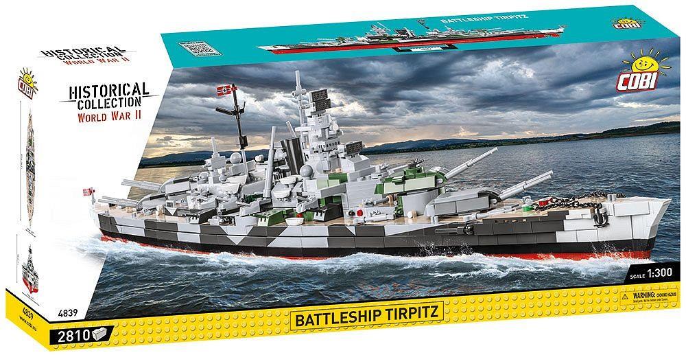 COBI HISTORICAL COLLECTION WWII BATTLESHIP TIRPITZ 4839