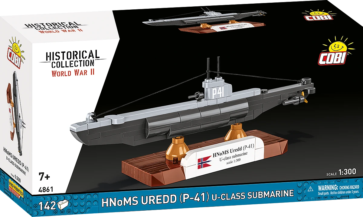 COBI HISTORICAL COLLECTION WWII HNOMS UREED (P41) U-CLASS SUBMARINE 4861