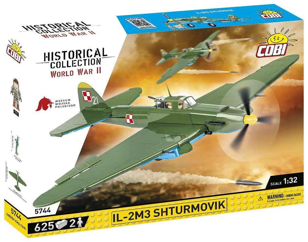 COBI HISTORICAL COLLECTION WWII IL-2M3 SHTURMOVIK 5744