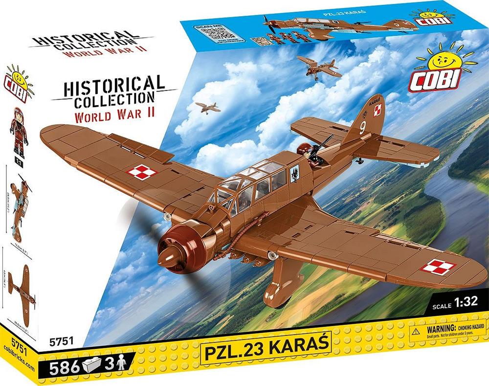 COBI HISTORICAL COLLECTION WWII PZL.23 KARAS 5751