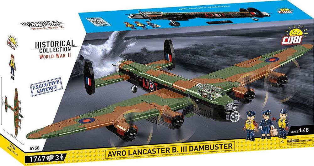 COBI HISTORICAL COLLECTION WWII AVRO LANCASTER B. III DAMBUSTER - EXECUTIVE EDITION 5758