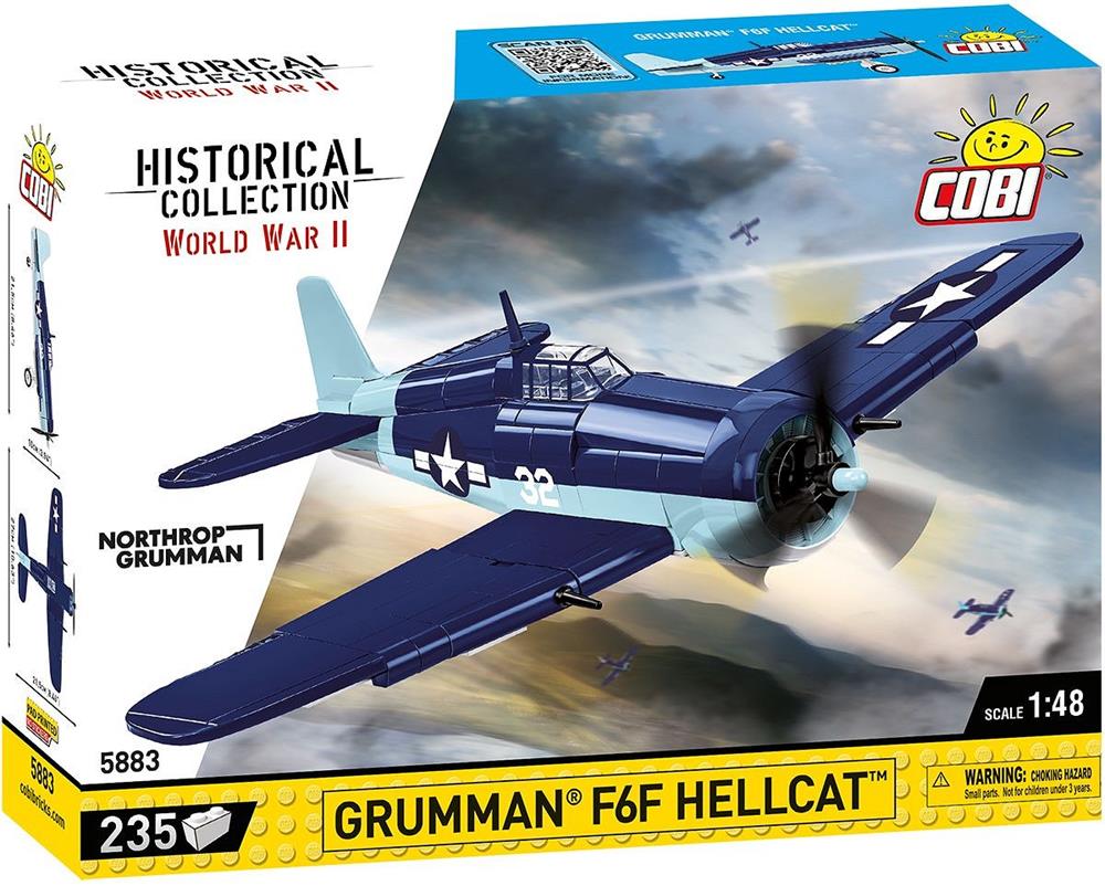 COBI HISTORICAL COLLECTION WWII GRUMMAN F6F HELLCAT 5883