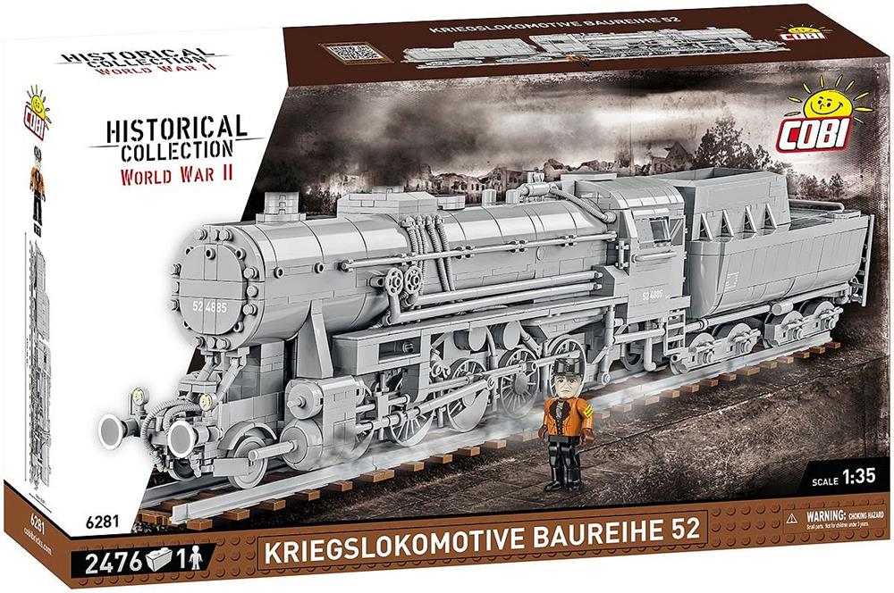 COBI TRAINS KRIEGSLOKOMOTIVE BAUREIHE 52 6281