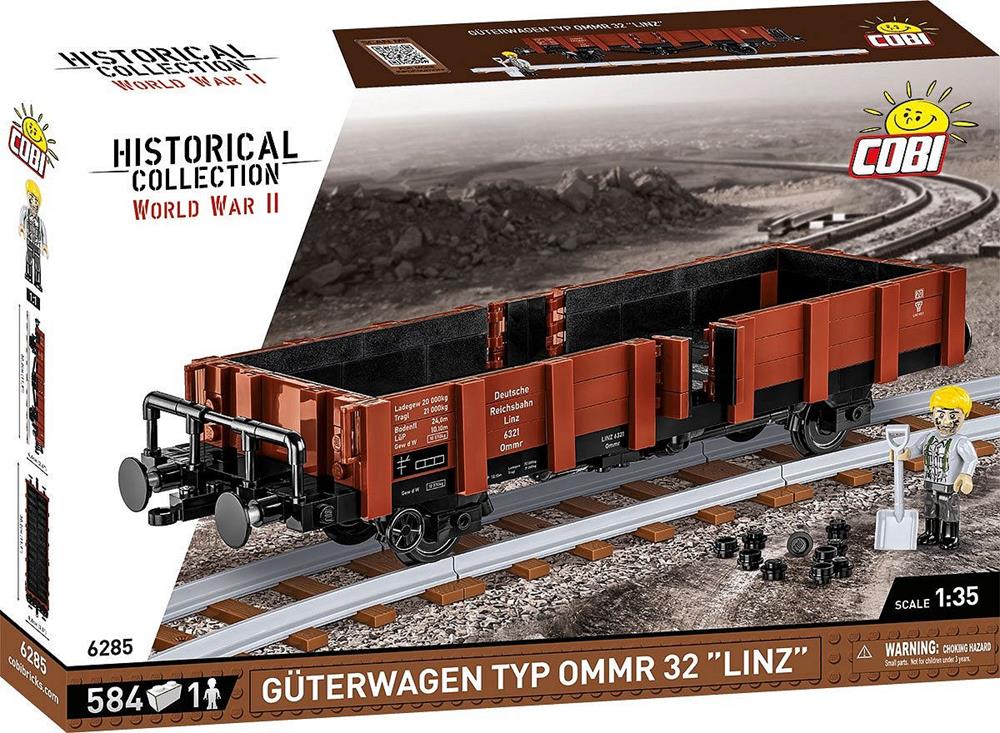 COBI TRAINS GÜTERWAGEN TYPE OMMR 32 LINZ 6285