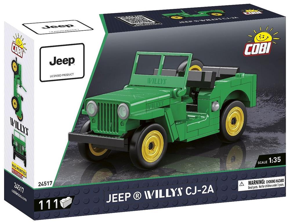 COBI MILITAR CARS JEEP WILLYS CJ-2A 24517