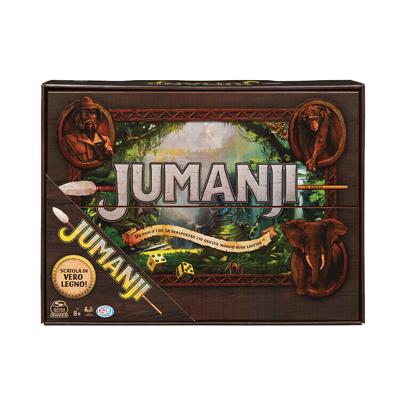SPIN MASTER JUMANJI, IL GIOCO IN LEGNO 6062356