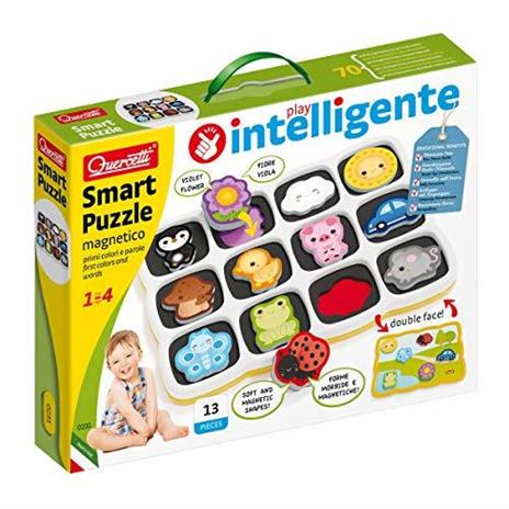 QUERCETTI SMART PUZZLE PRIMI COLORI E PAROLE 0231