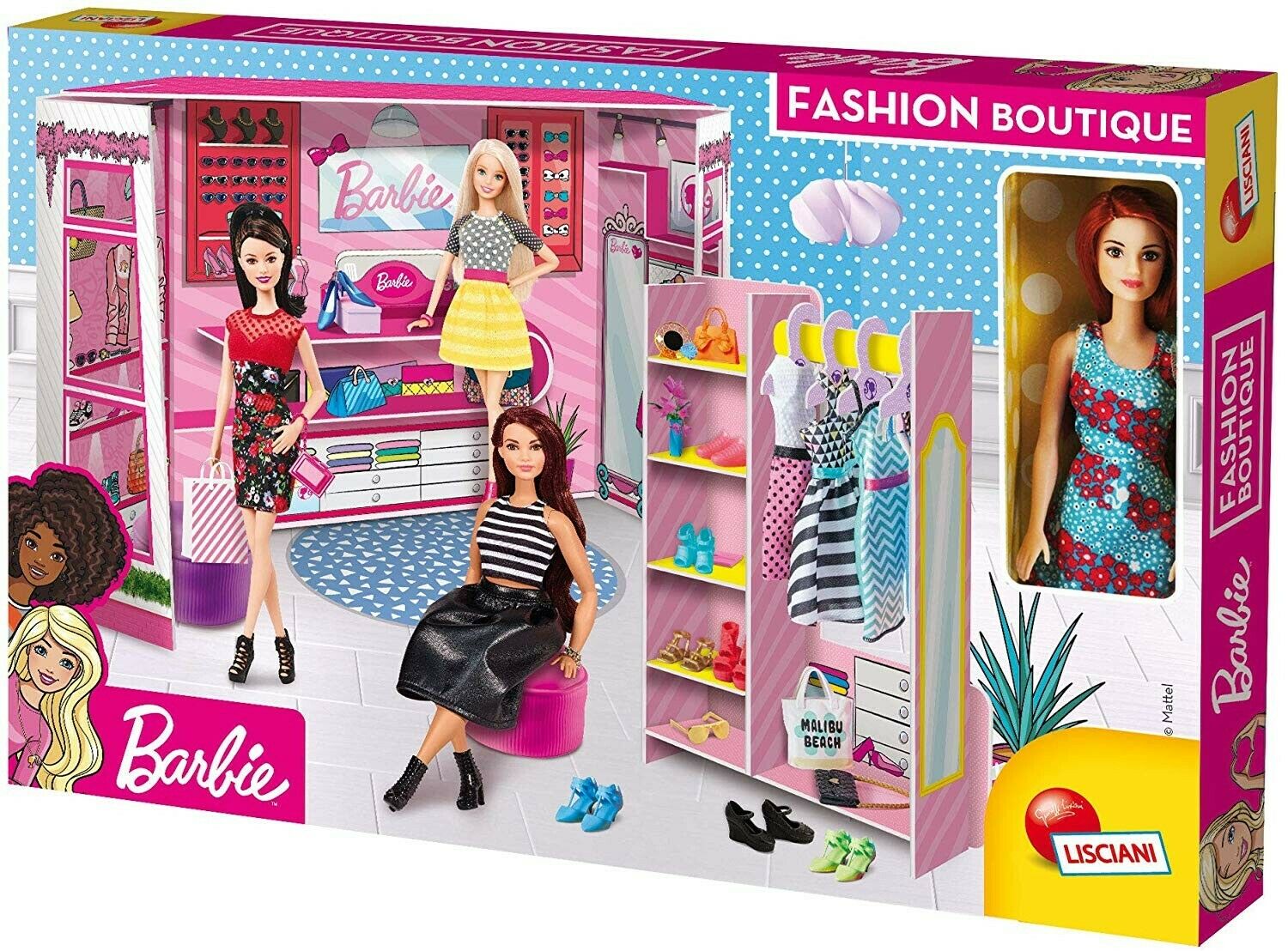 LISCIANI GIOCHI BARBIE FASHION BOUTIQUE CON BAMBOLA 76918