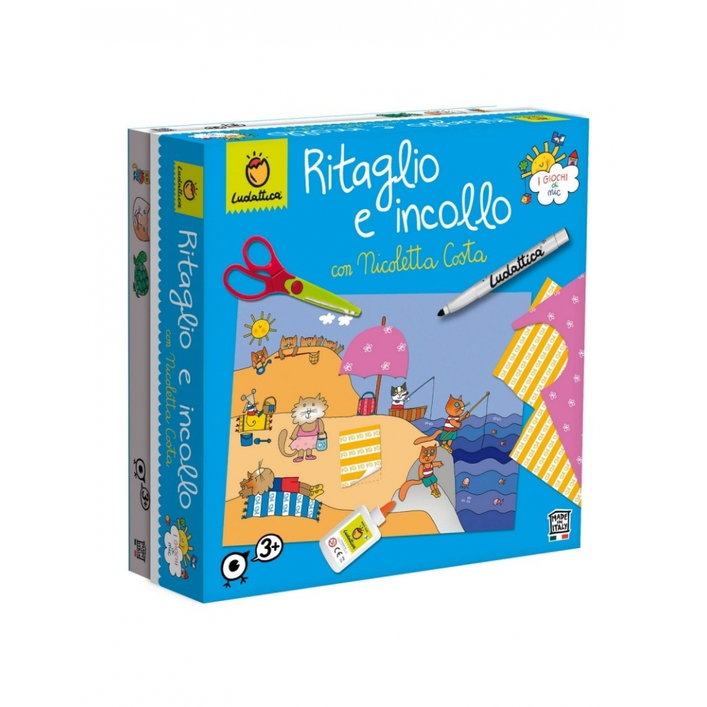 LISCIANI GIOCHI  RITAGLIO E INCOLLO CON NICOLETTA COSTA 81745