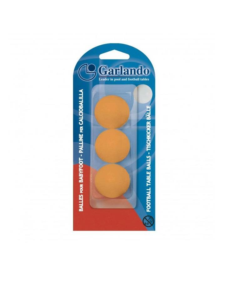 GARLANDO BLISTER DI 3 PALLINE ARANCIO STANDARD X CALCOBALILLA BLI-3PA