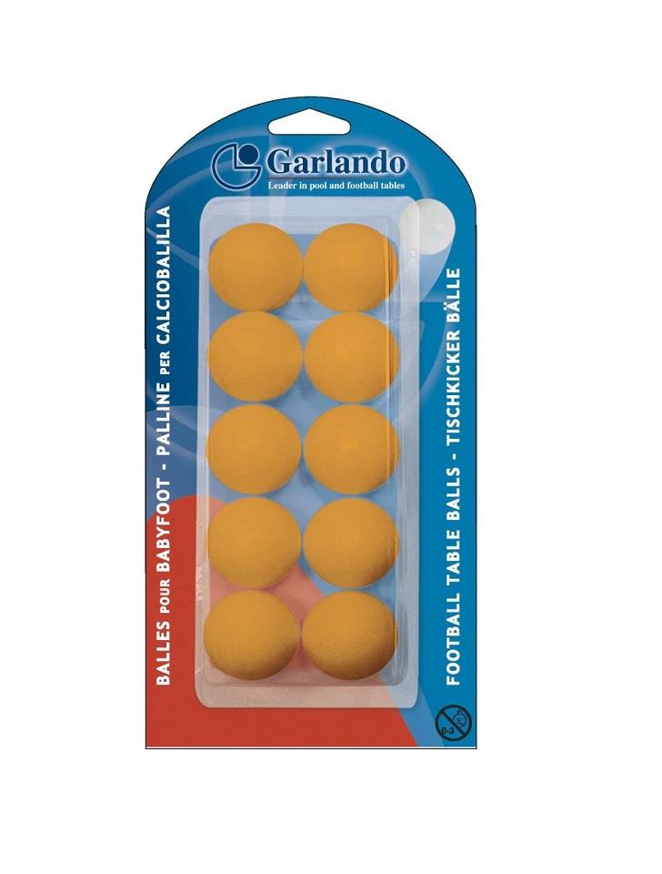 GARLANDO BLISTER DI 10 PALLINE ARANCIO STANDARD  X CALCIOBALILLA BLI-10PA