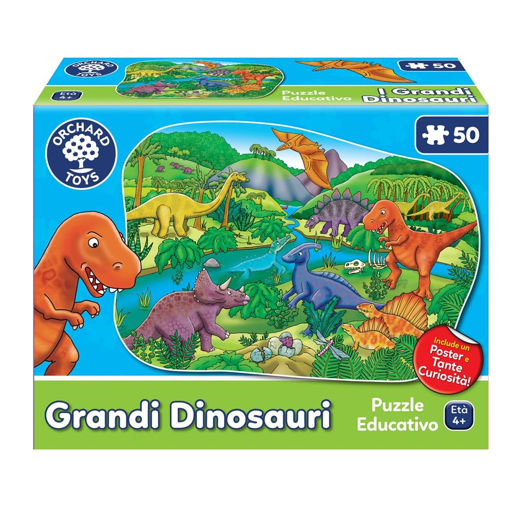 ORCHARD GRANDI DINOSAURI - PUZZLE 50 PZ ORC0256