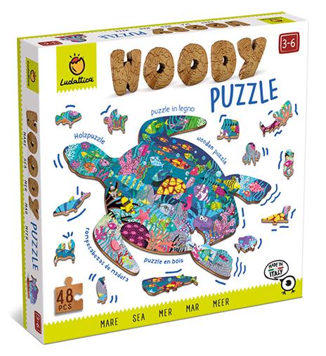 LUDATTICA WOODY PUZZLE OCEANO 21245