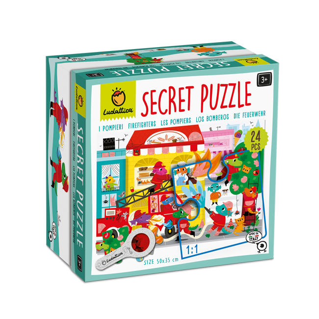 LUDATTICA I POMPIERI SECRET PUZZLE 24PZ 21702