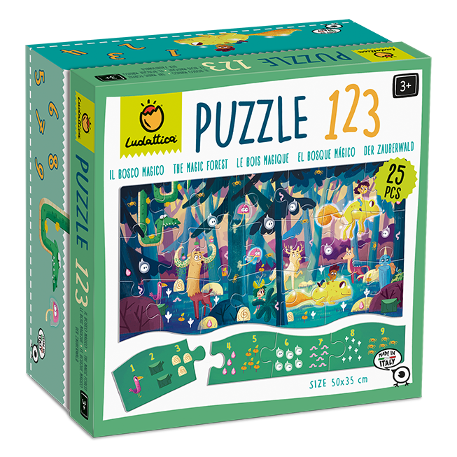 LUDATTICA IL BOSCO - PUZZLE 123 25PZ 22587