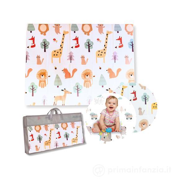 FAMILY NATION TAPPETO MONTESSORI PIEGHEVOLE 2 IN 1 - ANIMAL FRIENDS