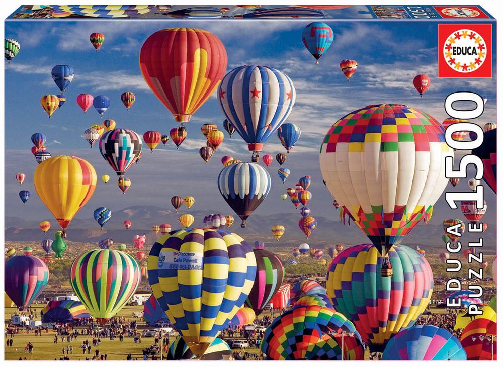 EDUCA PUZZLE MONGOLFIERE - HOT AIR BALLOONS - 1500 PZ 17977