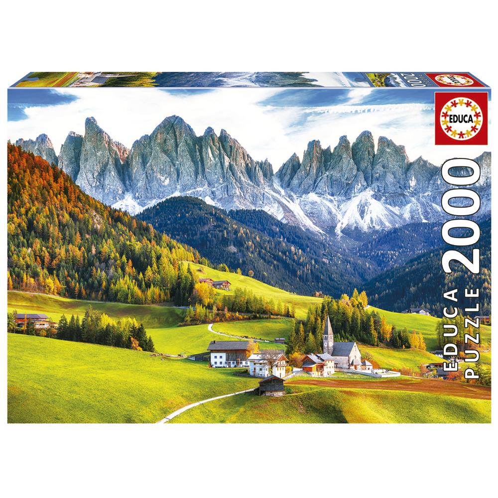 EDUCA PUZZLE AUTUNNO SULLE DOLOMITI - AUTUMN IN TE DOLOMITES - 2000 PZ 19566