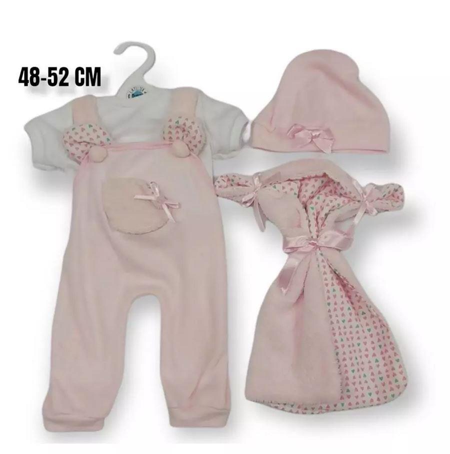 BERJUAN SALOPETTE ROSA IN MAGLIA FINE CON COPERTA 5009