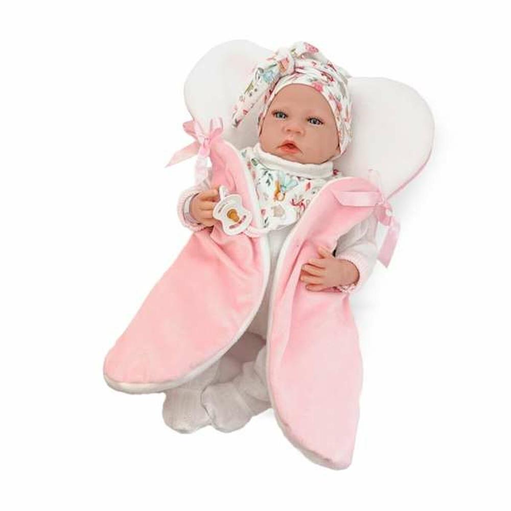 BERJUAN BAMBOLA MY LITTLE REBORN CON ABITO MARRONE ARTICOLATA 32CM 8302