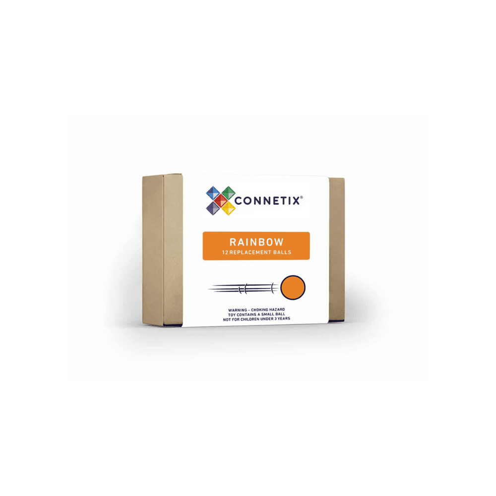 CONNETIX PALLINE ARCOBALENO IN PLASTICA 12 PEZZI