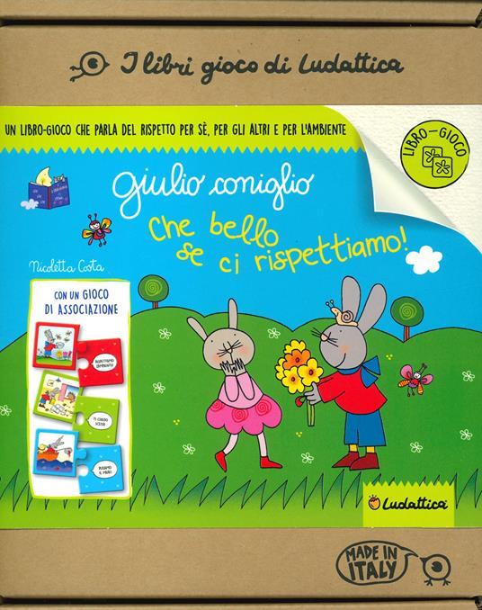 LUDATTICA LIBROGIOCO - GIULIO CONIGLIO - CHE BELLO SE CI RISPETTIAMO! 47204