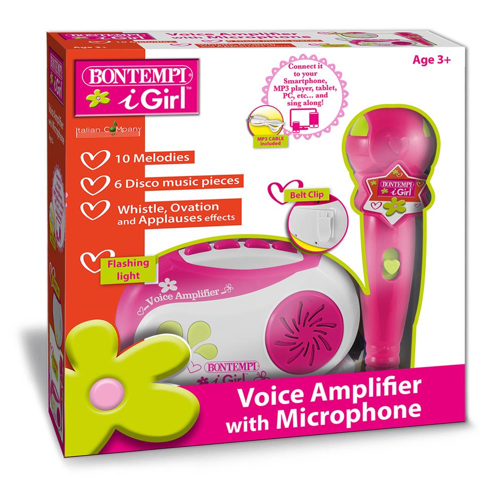 BONTEMPI MICROFONO CON AMPLIFICATORE I-GIRL 42 4172