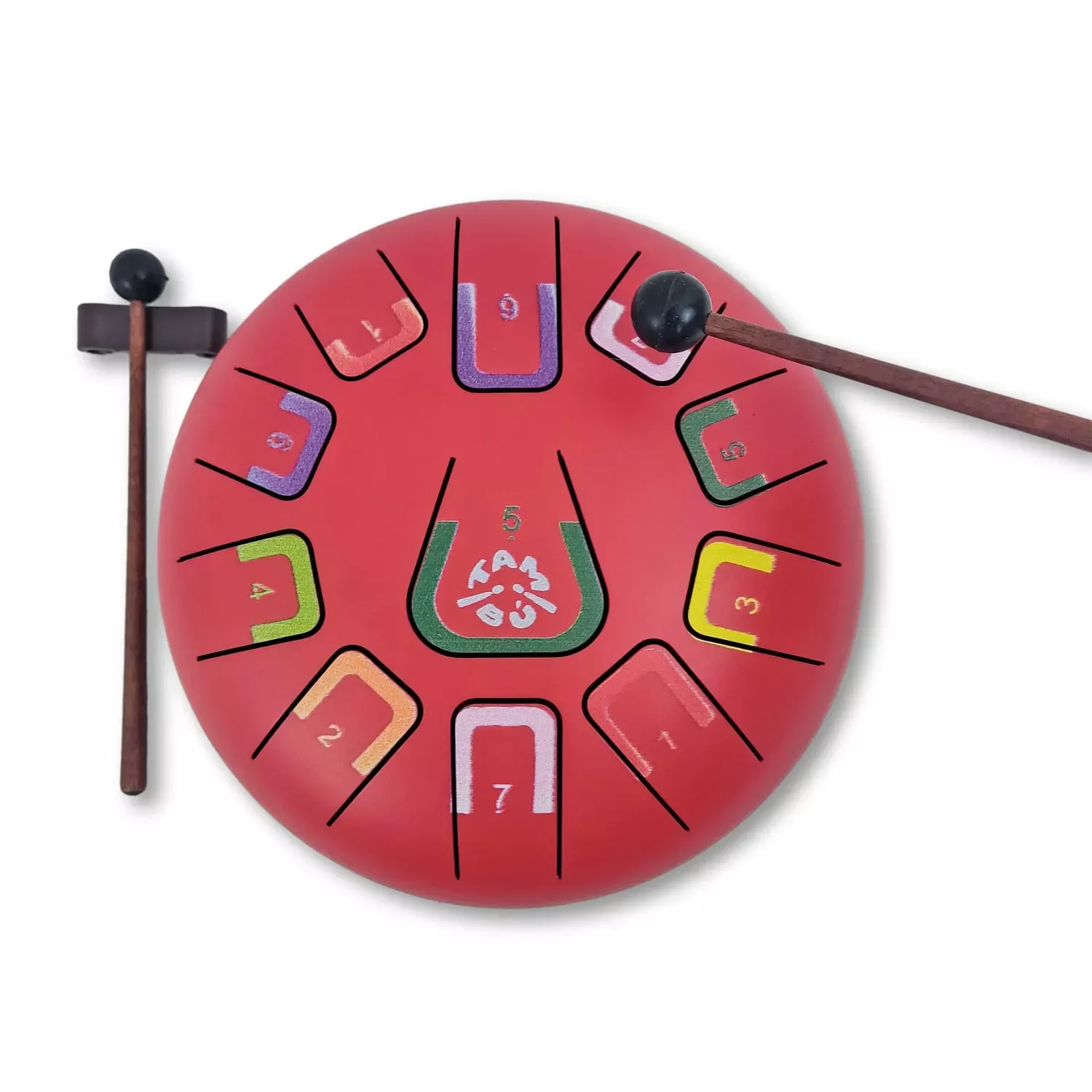 JUEGACONMIGO TAMBU 8'' 11 NOTE - SCARLET SUNSET