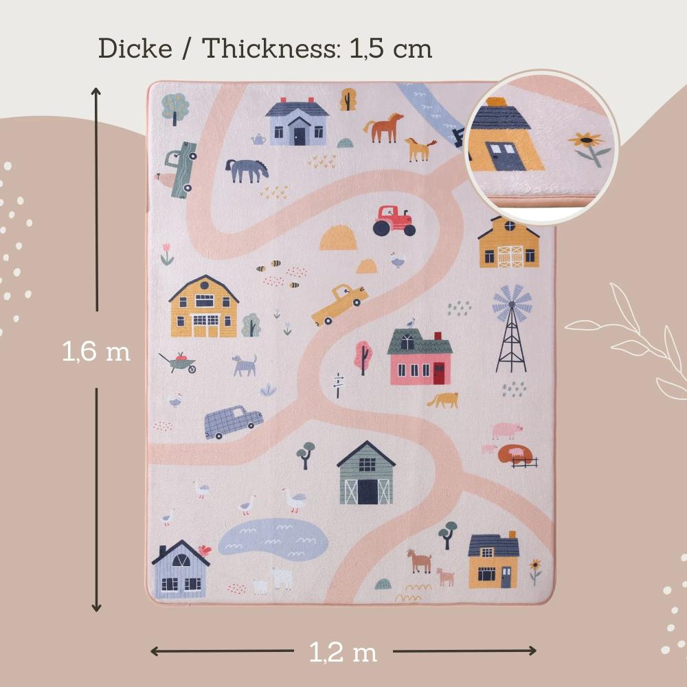 HAKUNA MAT TAPPETINO ''NUVOLA'' IN VELLUTO 160X120 CM - FATTORIA