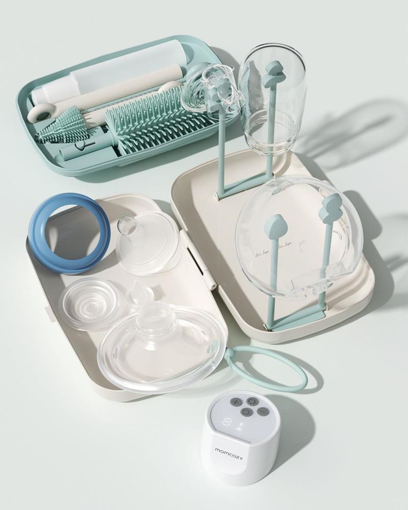 MOMCOZY SET DI SPAZZOLE PORTATILI PER LA PULIZIA DEI BIBERON 7IN1 255759