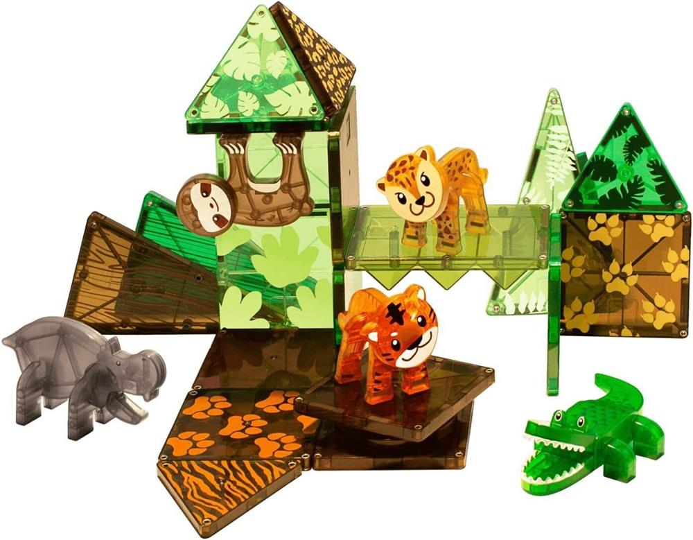 MAGNA-TILES JUNGLE ANIMALS - 25 ELEMENTI 21225