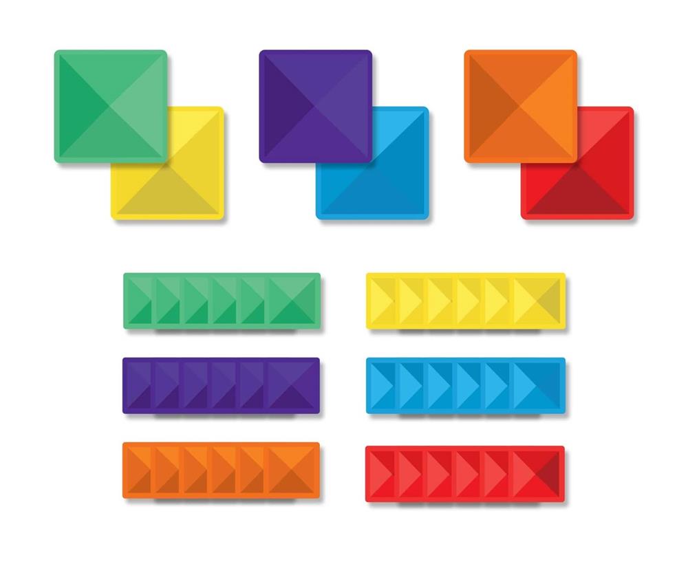 CONNETIX PANNELLI MAGNETICI RAINBOW SQUARE PACK 42 PZ