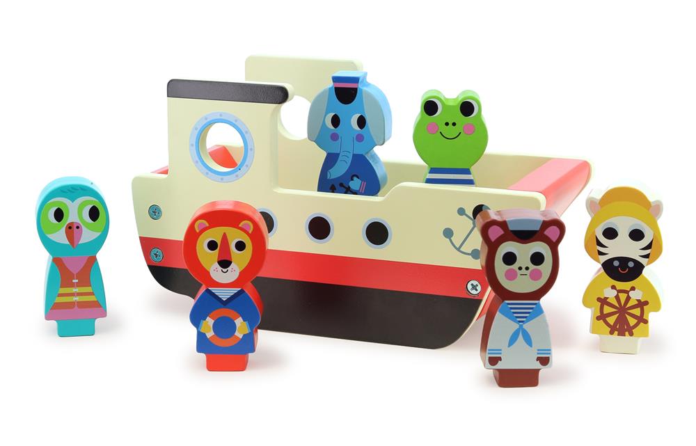 VILAC PULMINO CON ANIMALI SONORI IN LEGNO 7644