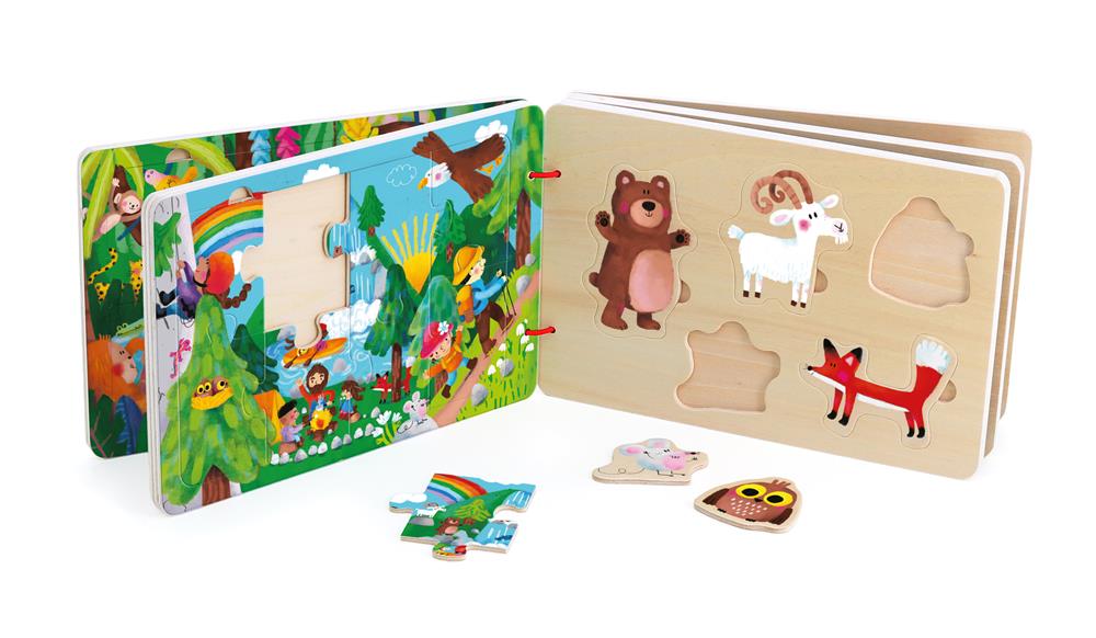 VILAC LIBRO PUZZLE IN LEGNO - AVVENTURE 7912