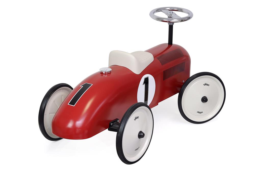 VILAC RED & CREAM VINTAGE CAR 1049S