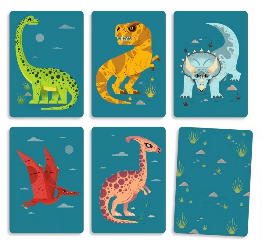 DJECO DINO DRAFT - GIOCO DI CARTE DJ05093